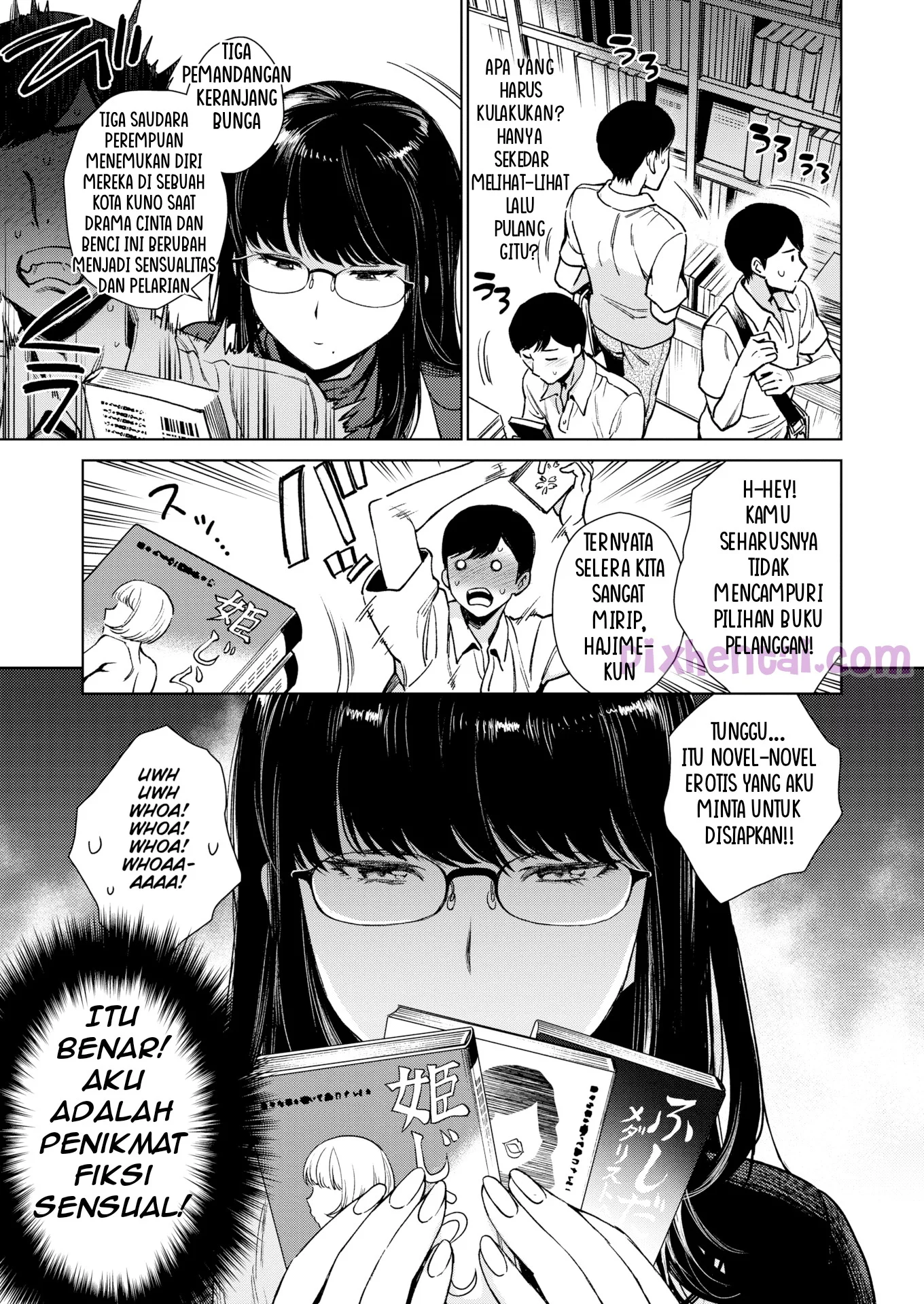 Komik hentai xxx manga sex bokep Kotone Tsumugi Penjaga Toko Buku yang sangat Sensual 3